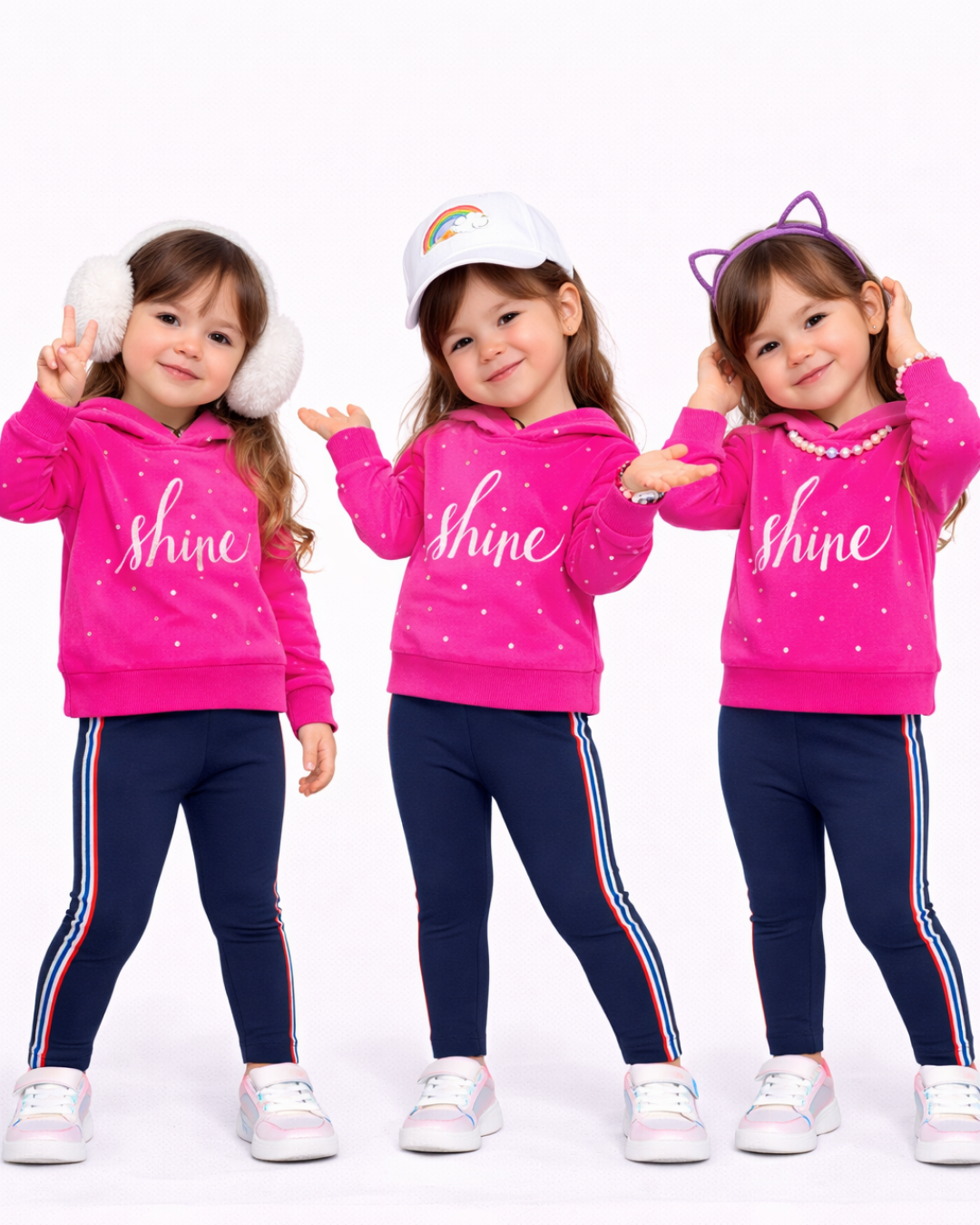 Pelops Kız Bebek Spor Taytlı Takım