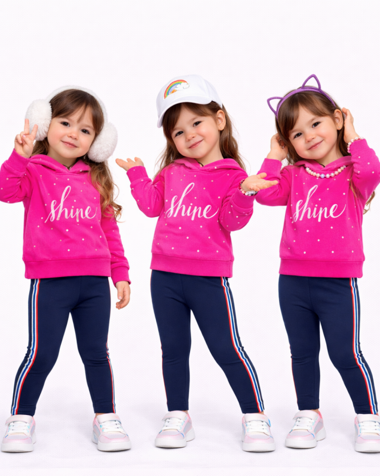 Pelops Kız Bebek Spor Taytlı Takım