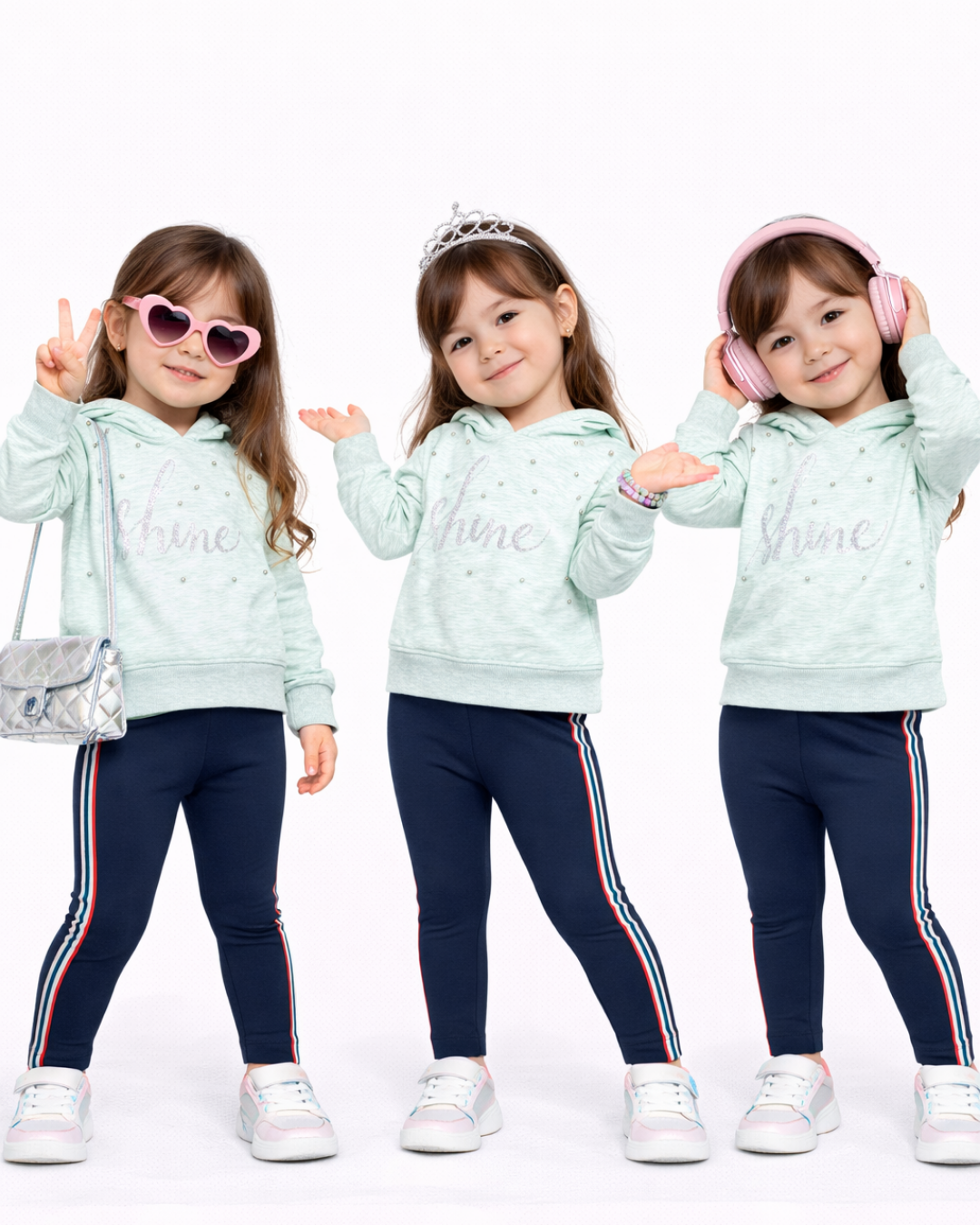 Pelops Kız Bebek Spor Taytlı Takım