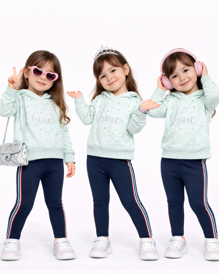 Pelops Kız Bebek Spor Taytlı Takım