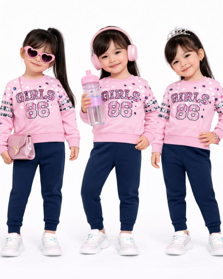 Pelops Kız Bebek Spor Eşofman Takım