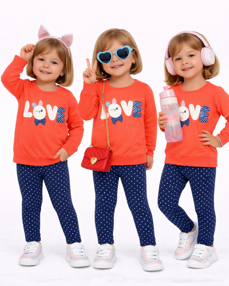 Via Kız Bebek Spor Eşofman Takım