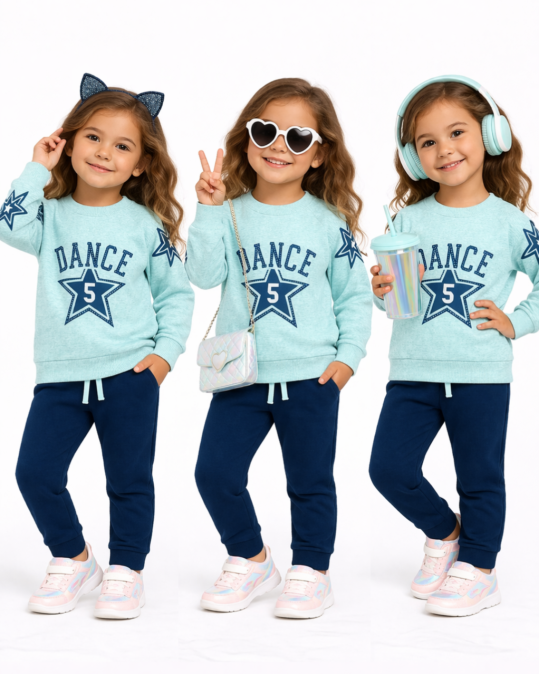 Pelops Kız Çocuk Spor Eşofman Takım