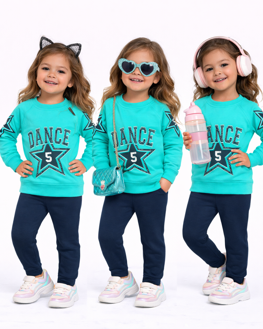 Pelops Kız Bebek Spor Eşofman Takım