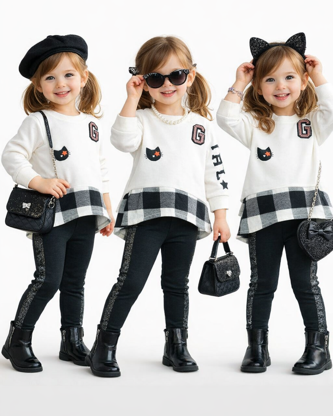 Pelops Kız Bebek Spor Taytlı Takım