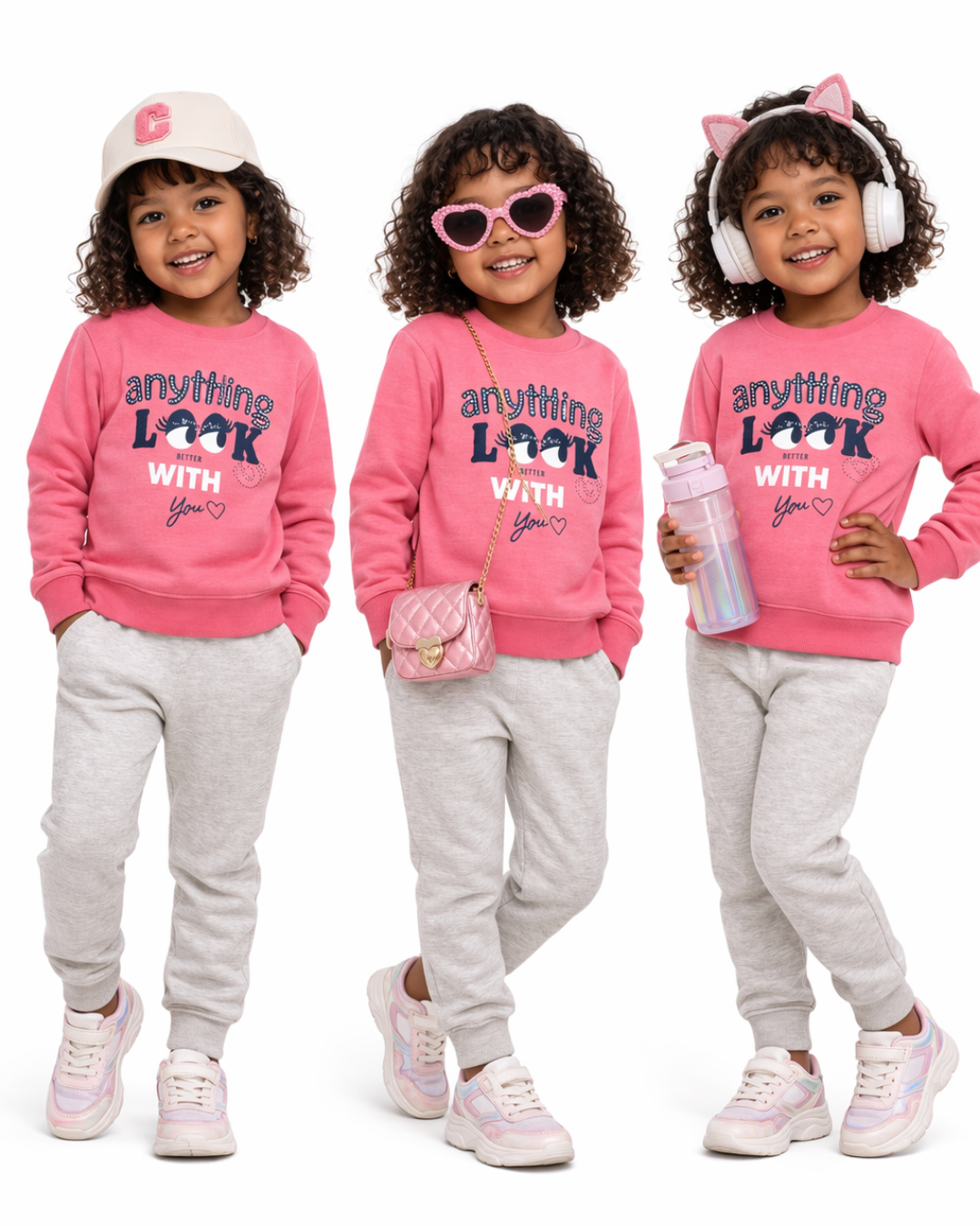 Pelops Kız Bebek Spor Eşofman Takım