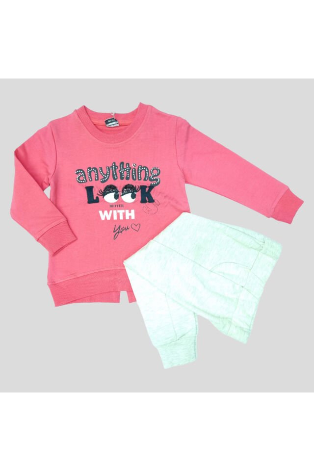 Pelops Kız Bebek Spor Eşofman Takım