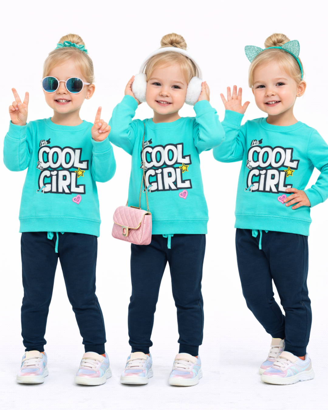 Kız Bebek Spor Eşofman Takım