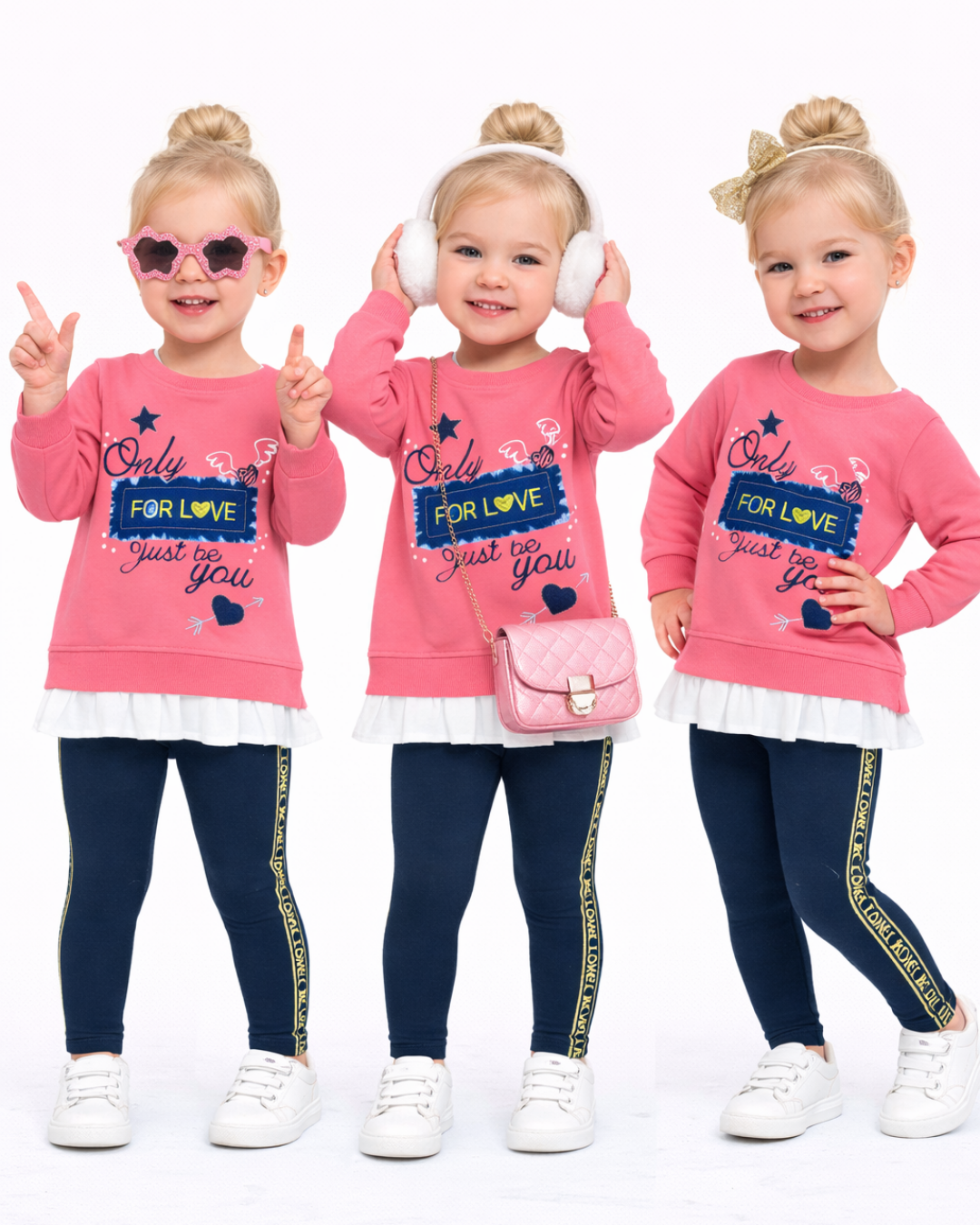 Pelops Kız Bebek Spor Eşofman Takım