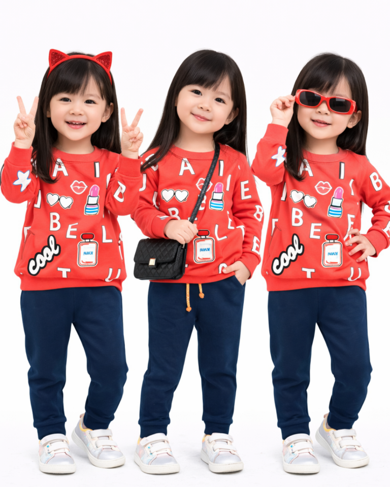 Pelops Kız Bebek Spor Eşofman Takım