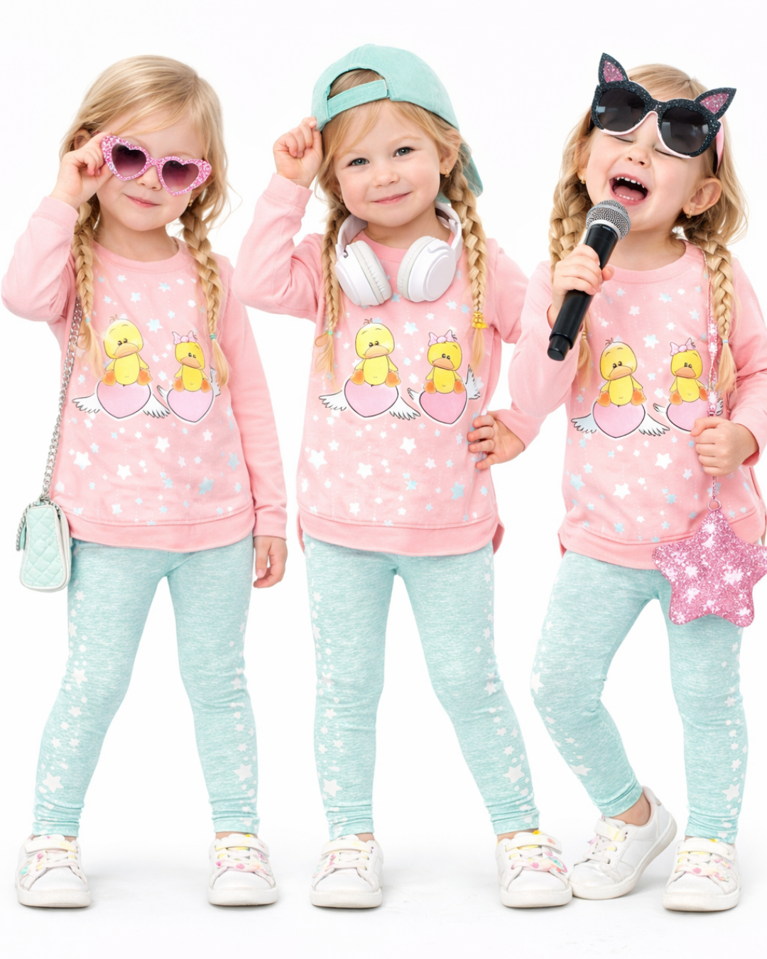 Breeze Kız Bebek Spor Taytlı Takım