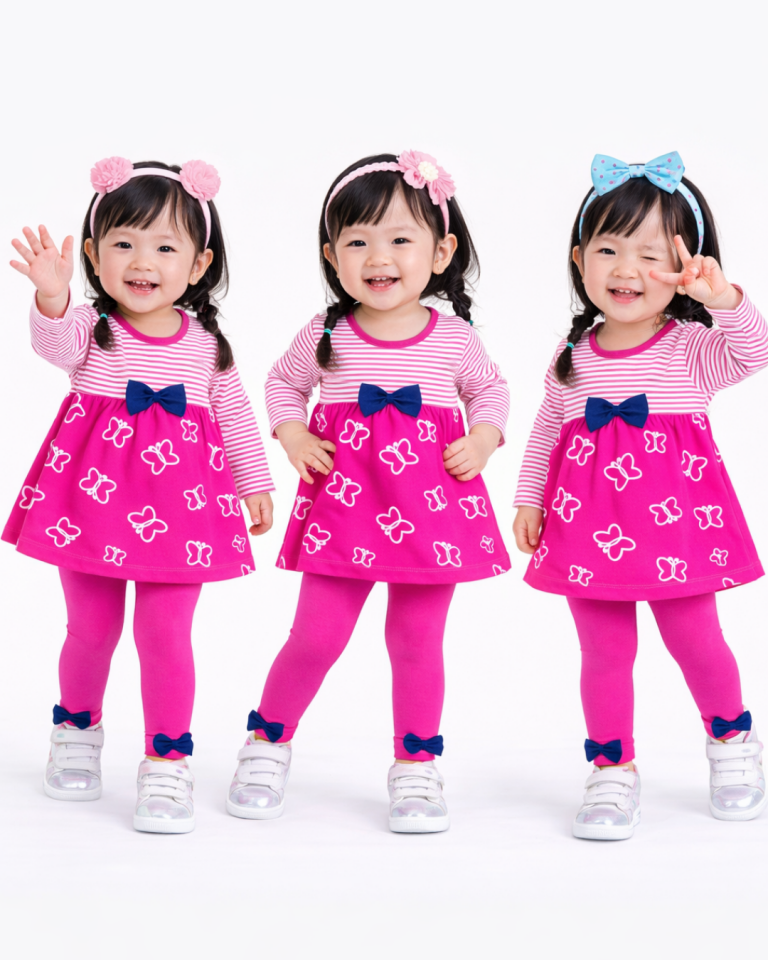 Pelops Kız Bebek Spor Taytlı Takım