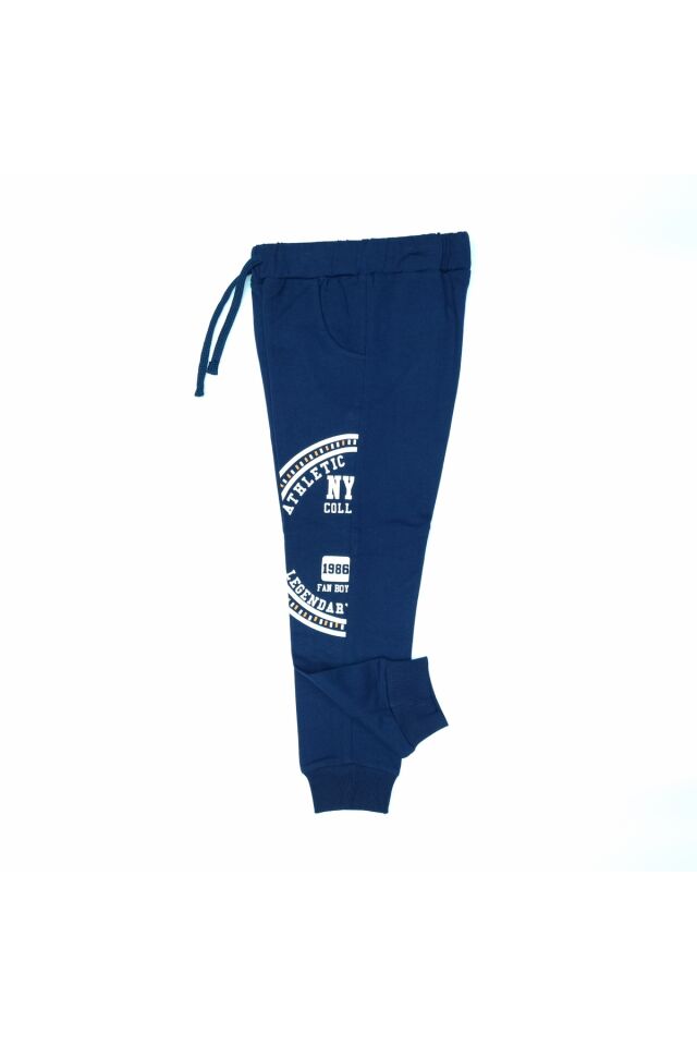 Pelops Erkek Çocuk Spor Eşofman Takım Lacivert - 6-7 Yaş