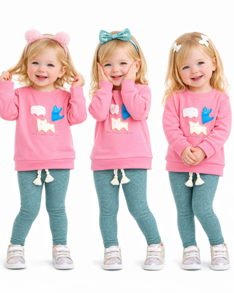 Via Kız Bebek Spor Taytlı Takım