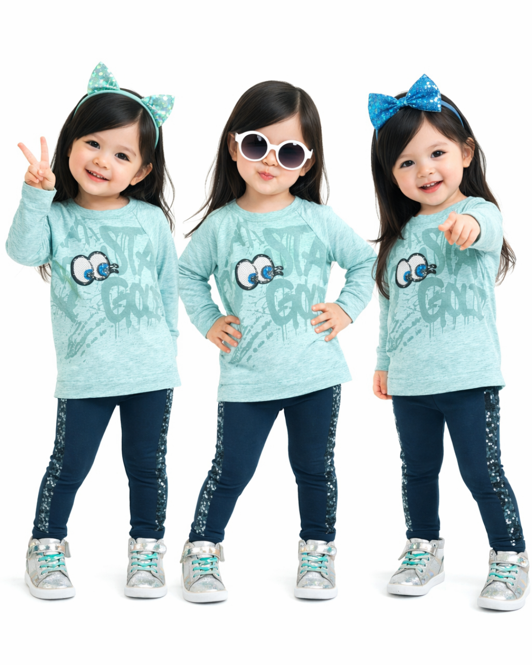 Pelops Kız Bebek Spor Taytlı Takım