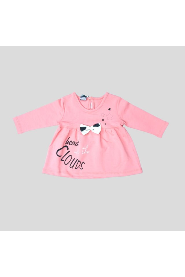 Pelops Kız Bebek Spor Taytlı Takım Pembe - 6-9 Ay