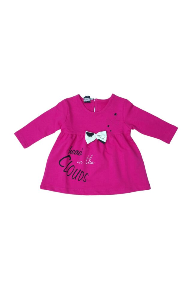Pelops Kız Bebek Spor Taytlı Takım Fuşya - 6-9 Ay